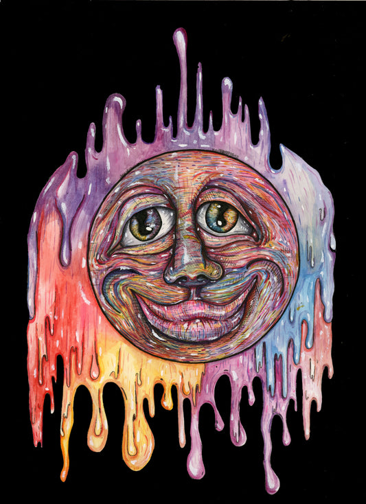'The Melt Face' art print