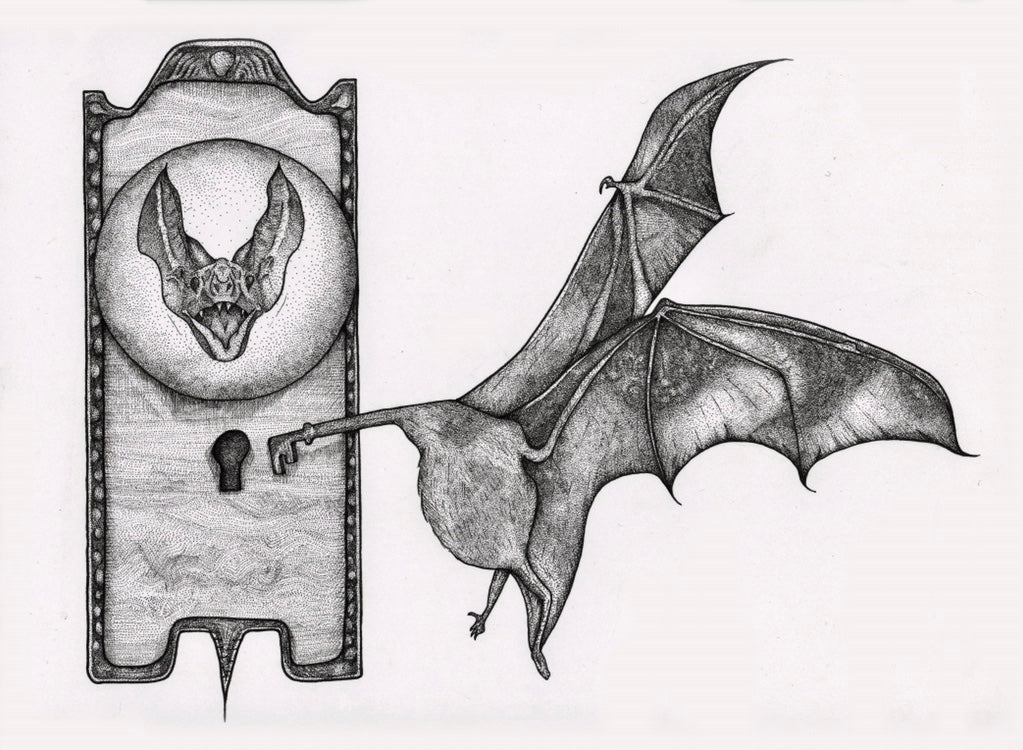 'Bat-Door' art print